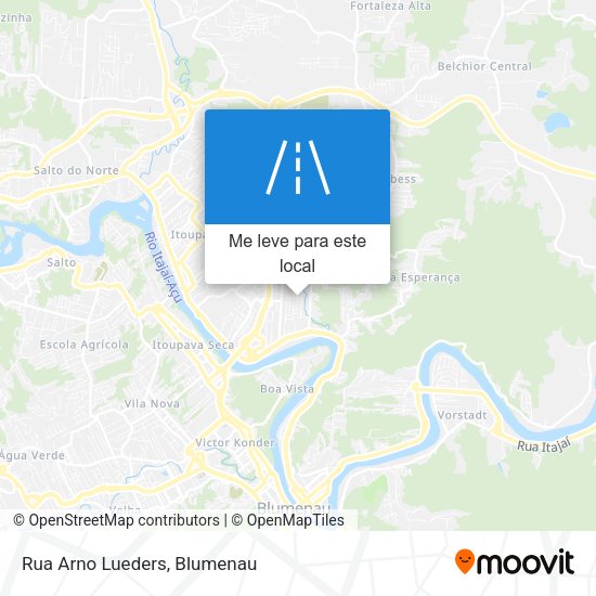 Rua Arno Lueders mapa
