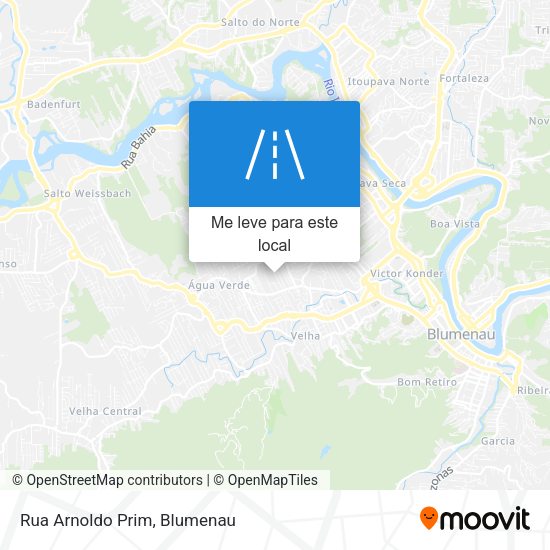Rua Arnoldo Prim mapa