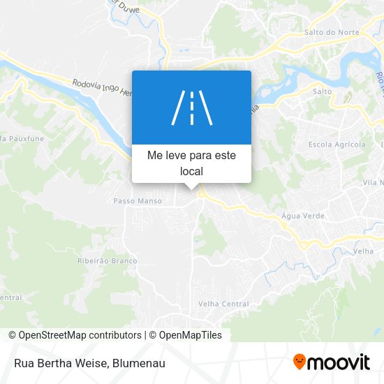 Rua Bertha Weise mapa