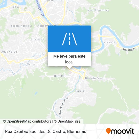 Rua Capitão Euclides De Castro mapa