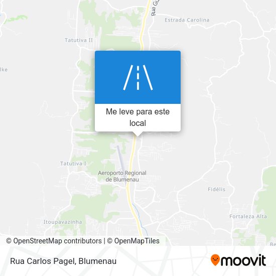 Rua Carlos Pagel mapa
