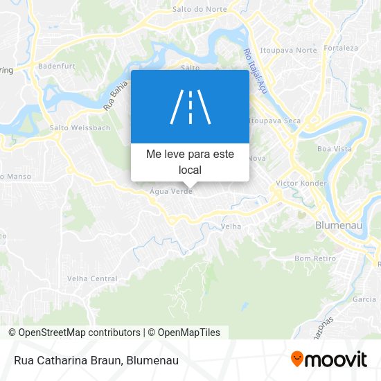 Rua Catharina Braun mapa