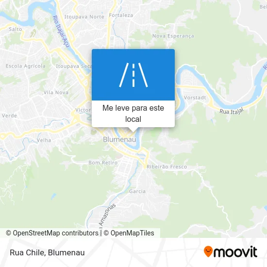 Rua Chile mapa