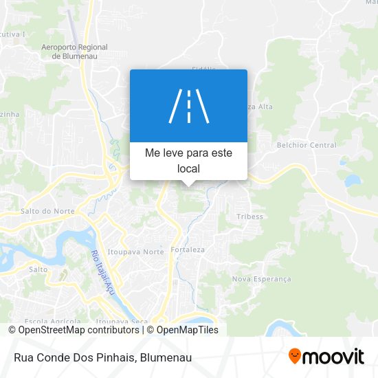 Rua Conde Dos Pinhais mapa