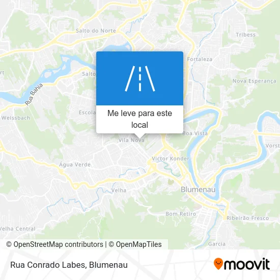 Rua Conrado Labes mapa