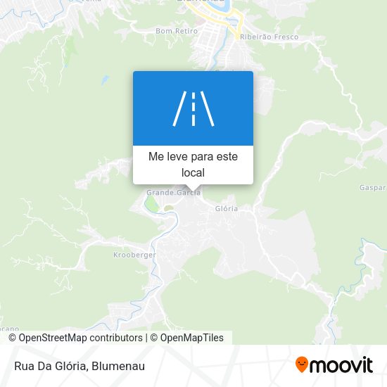 Rua Da Glória mapa