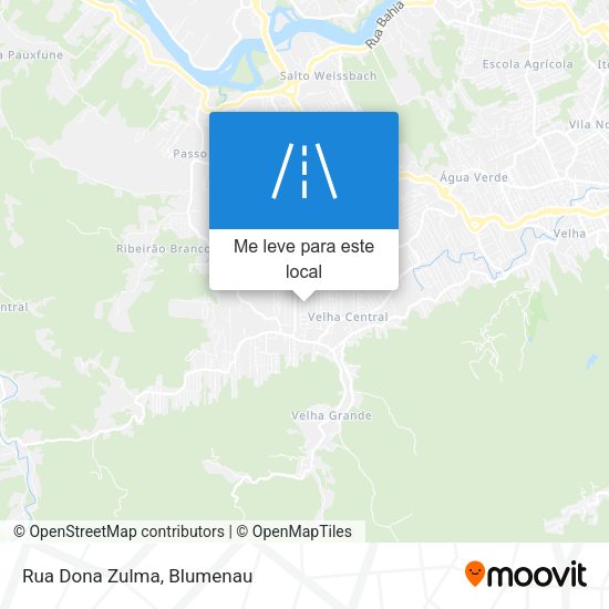 Rua Dona Zulma mapa