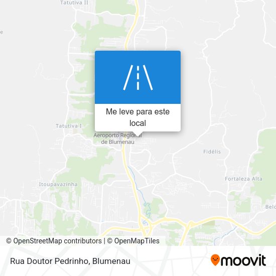 Rua Doutor Pedrinho mapa