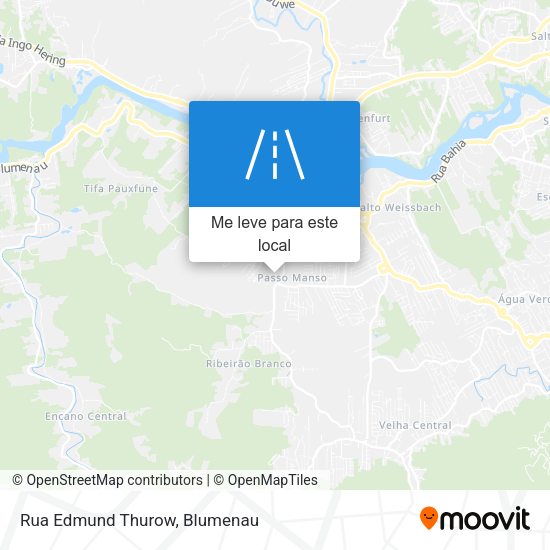 Rua Edmund Thurow mapa
