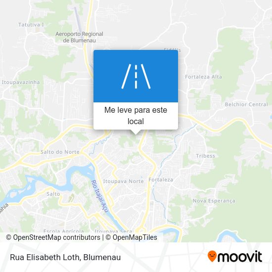 Rua Elisabeth Loth mapa