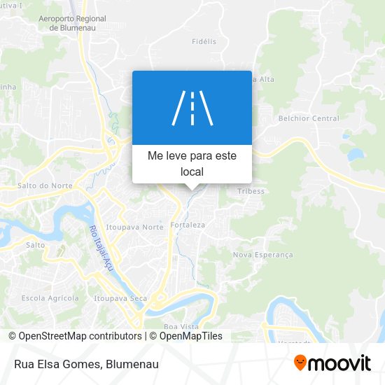 Rua Elsa Gomes mapa