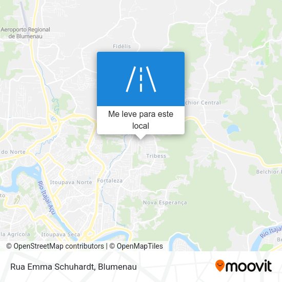Rua Emma Schuhardt mapa