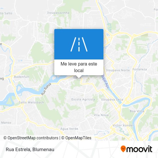 Rua Estrela mapa
