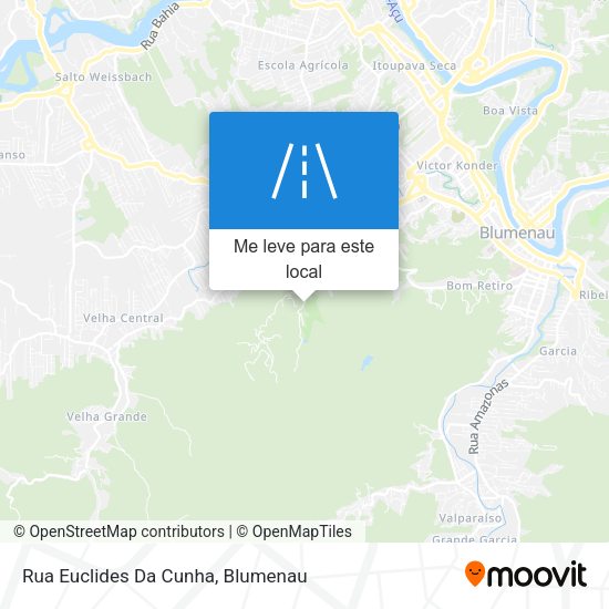 Rua Euclides Da Cunha mapa