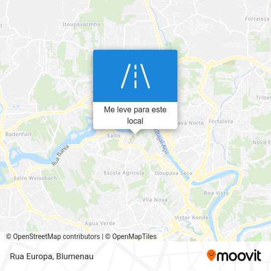 Rua Europa mapa