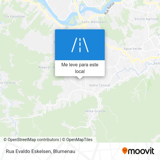 Rua Evaldo Eskelsen mapa
