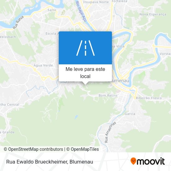 Rua Ewaldo Brueckheimer mapa