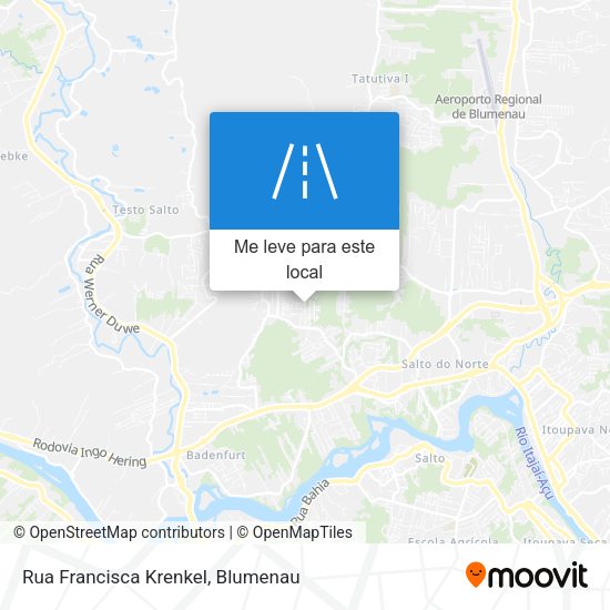 Rua Francisca Krenkel mapa