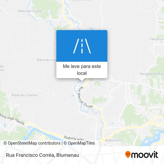 Rua Francisco Corrêa mapa
