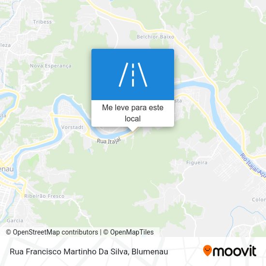 Rua Francisco Martinho Da Silva mapa