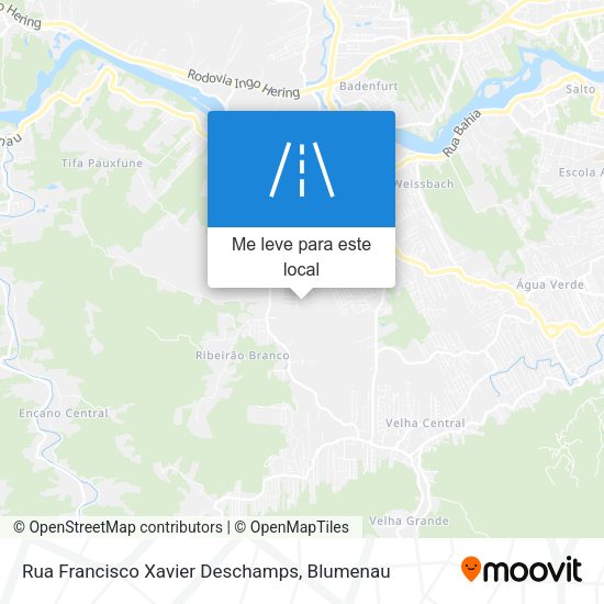 Rua Francisco Xavier Deschamps mapa