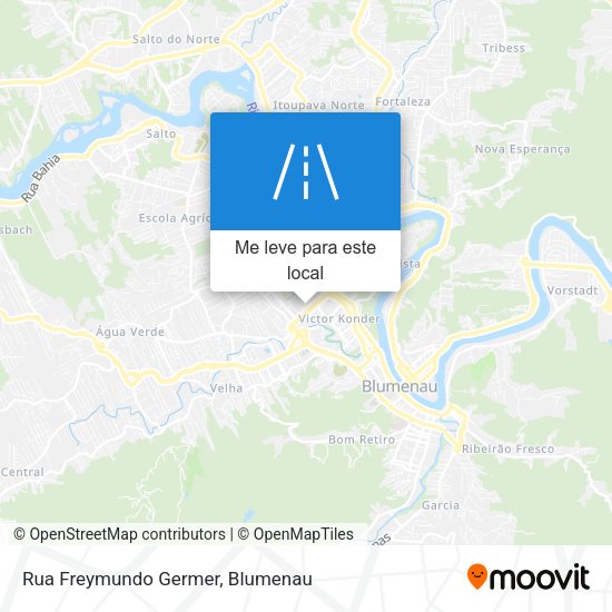 Rua Freymundo Germer mapa