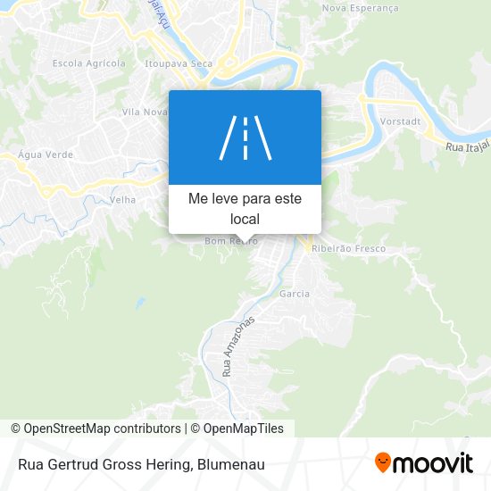 Rua Gertrud Gross Hering mapa
