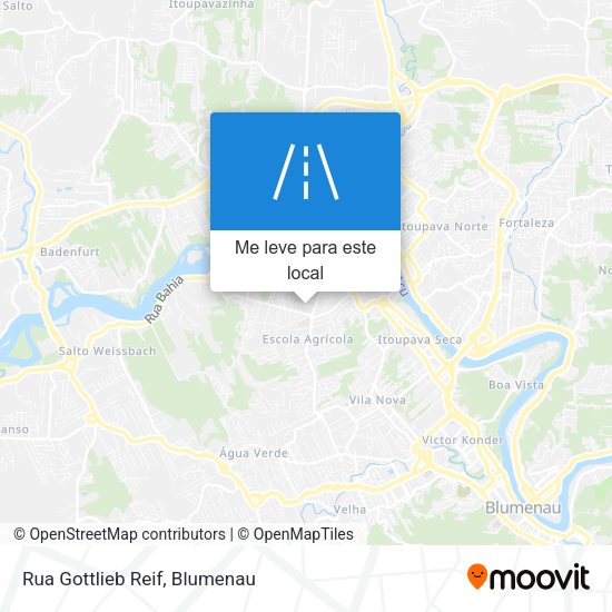 Rua Gottlieb Reif mapa