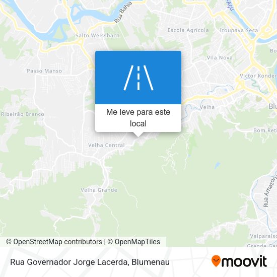 Rua Governador Jorge Lacerda mapa