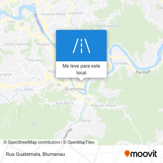 Rua Guatemala mapa