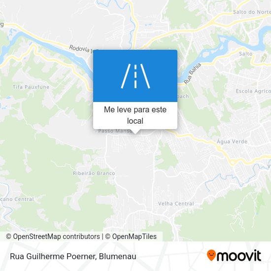 Rua Guilherme Poerner mapa