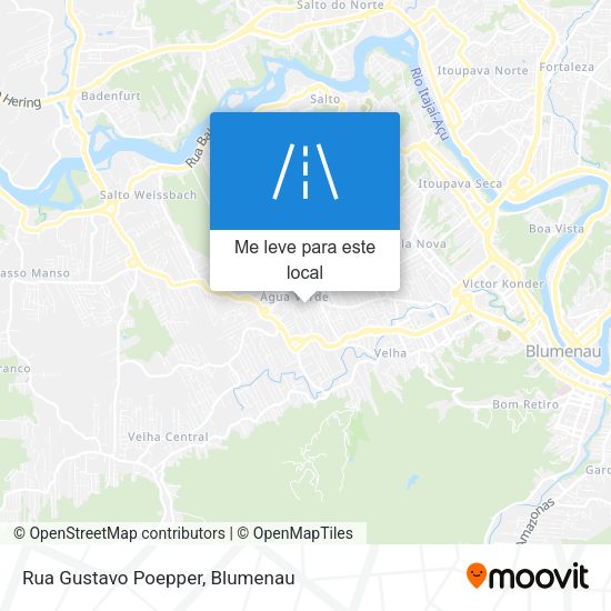 Rua Gustavo Poepper mapa