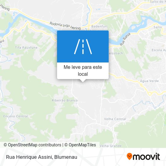 Rua Henrique Assini mapa