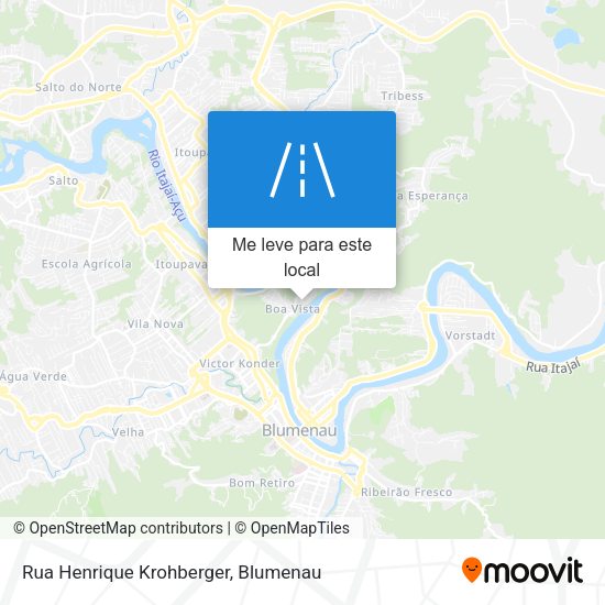 Rua Henrique Krohberger mapa