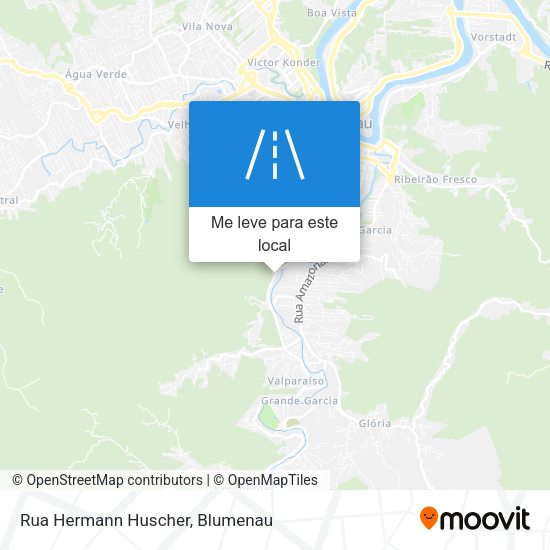 Rua Hermann Huscher mapa