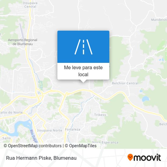 Rua Hermann Piske mapa