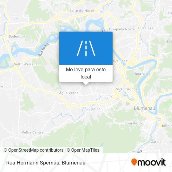 Rua Hermann Spernau mapa