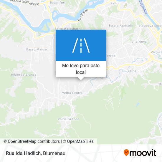 Rua Ida Hadlich mapa
