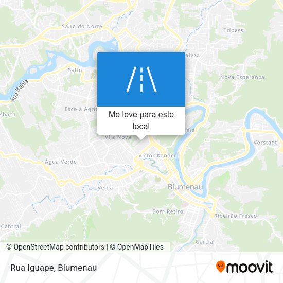 Rua Iguape mapa