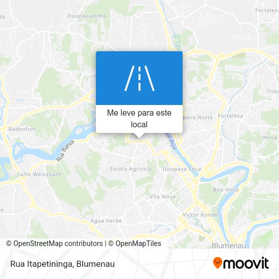 Rua Itapetininga mapa