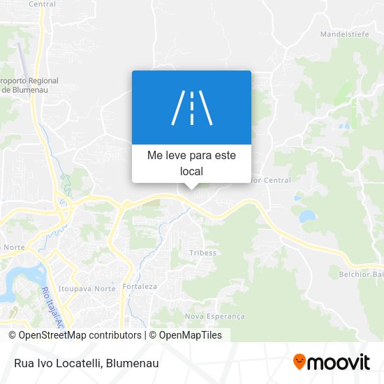 Rua Ivo Locatelli mapa