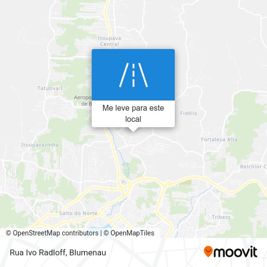 Rua Ivo Radloff mapa