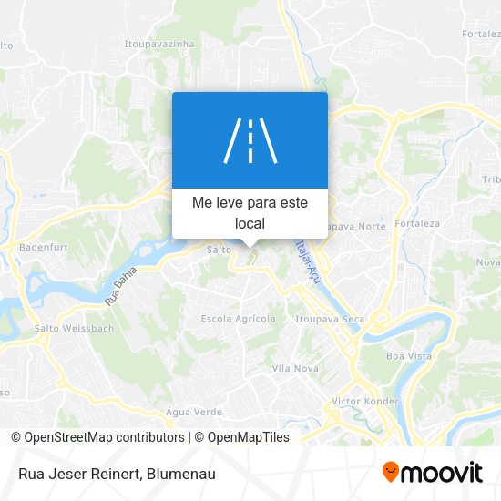 Rua Jeser Reinert mapa