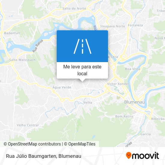 Rua Júlio Baumgarten mapa