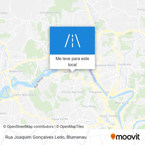 Rua Joaquim Gonçalves Ledo mapa