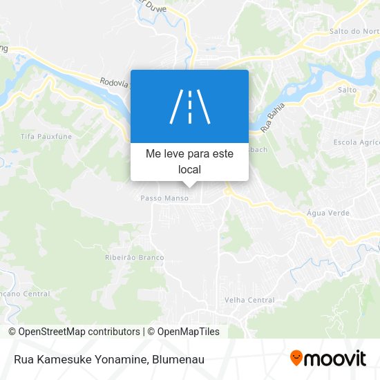 Rua Kamesuke Yonamine mapa