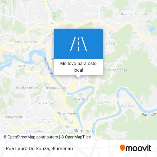 Rua Lauro De Souza mapa