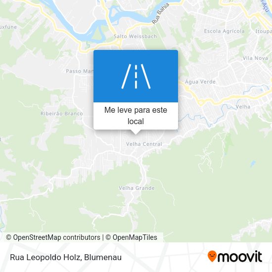 Rua Leopoldo Holz mapa