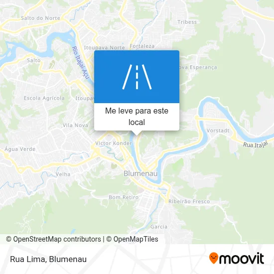 Rua Lima mapa