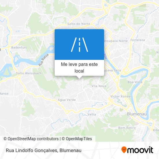 Rua Lindolfo Gonçalves mapa